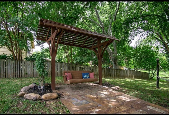 view of patio