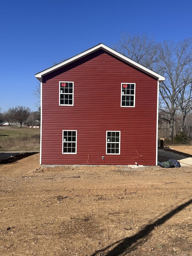 view of home's exterior