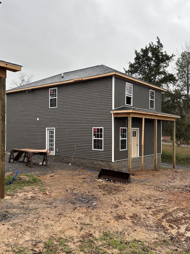 view of back of property