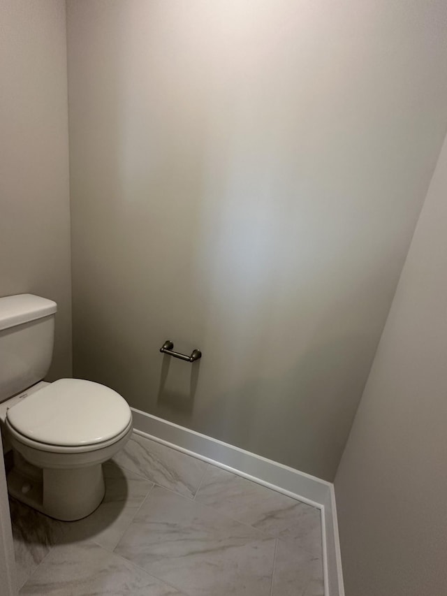 bathroom featuring toilet