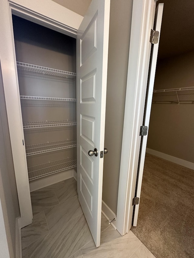 view of closet