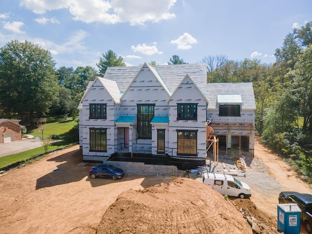 view of property in mid-construction