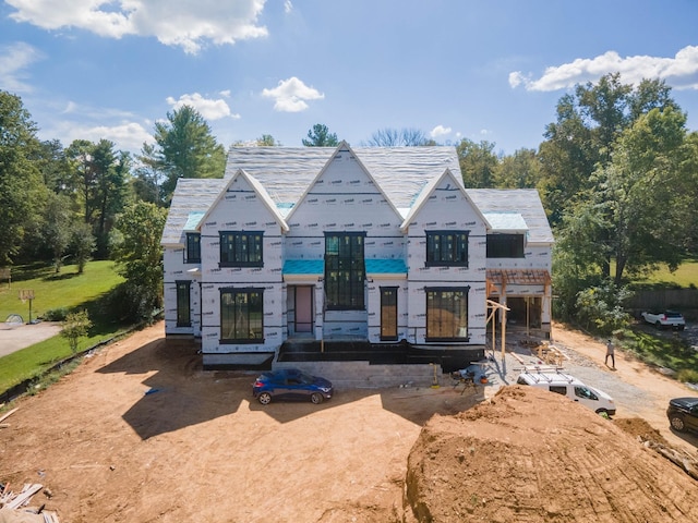 view of property in mid-construction