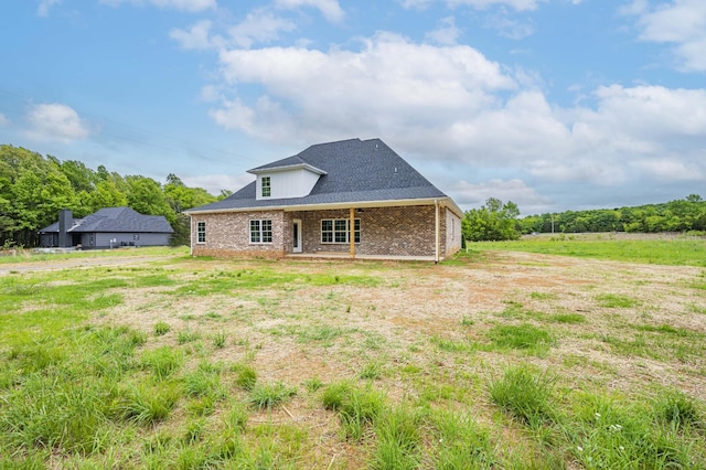 view of back of property