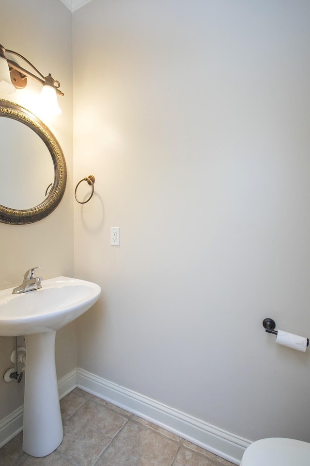 bathroom featuring tile patterned floors