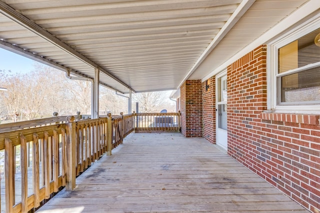 view of deck