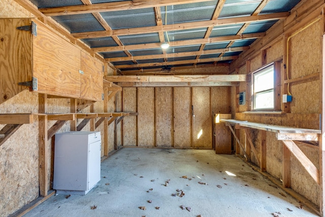 view of storage room