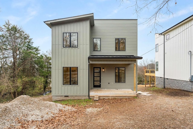 view of rear view of property