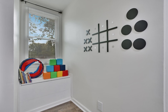 interior space featuring hardwood / wood-style flooring