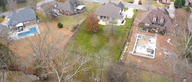 birds eye view of property featuring a residential view