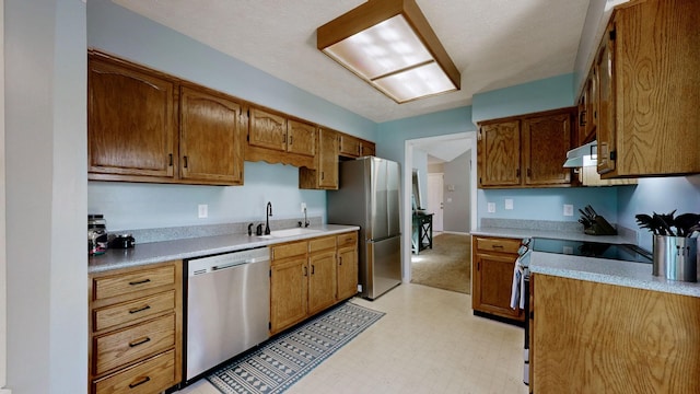 kitchen featuring sink and stainless steel appliances