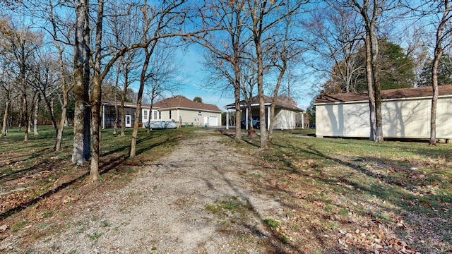 exterior space featuring an outdoor structure