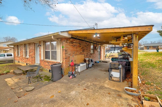 exterior space featuring a patio