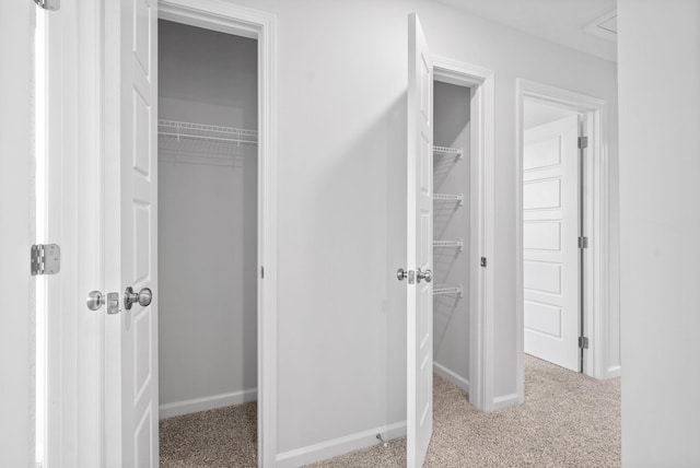 view of closet