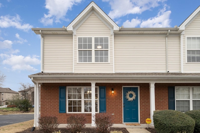 multi unit property featuring covered porch