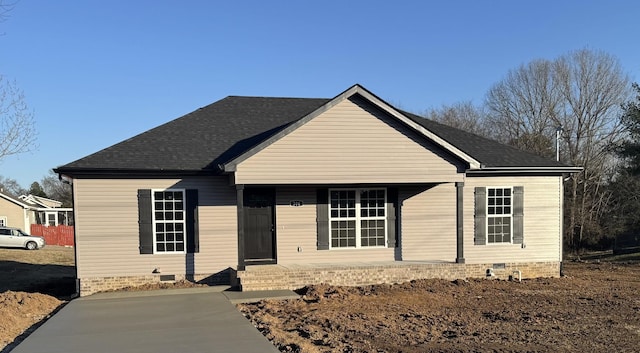 view of ranch-style house