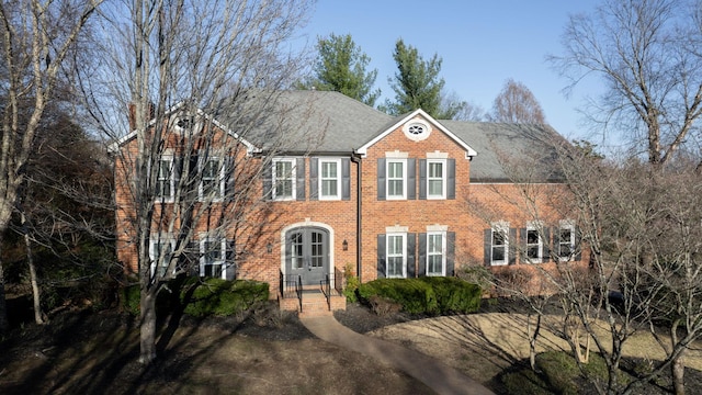 view of colonial home