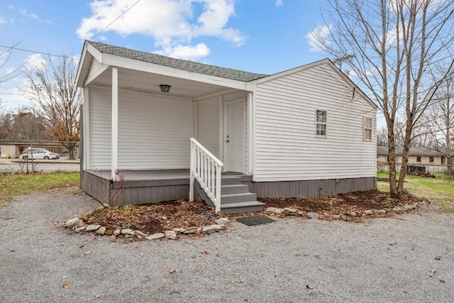 view of manufactured / mobile home