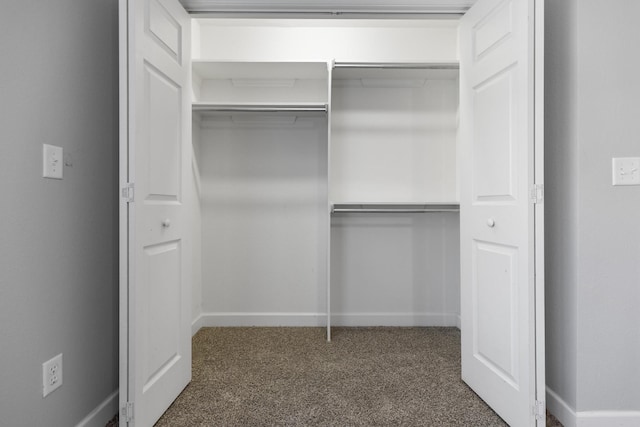 view of closet