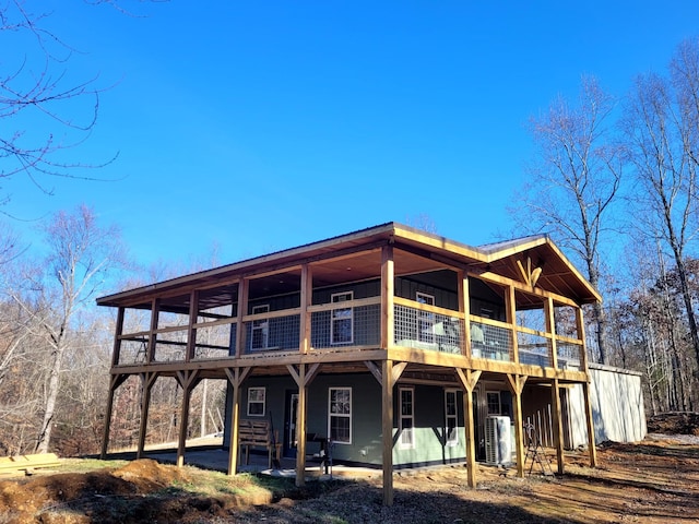 rear view of house featuring a patio area