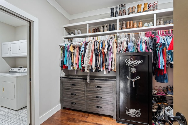 view of closet