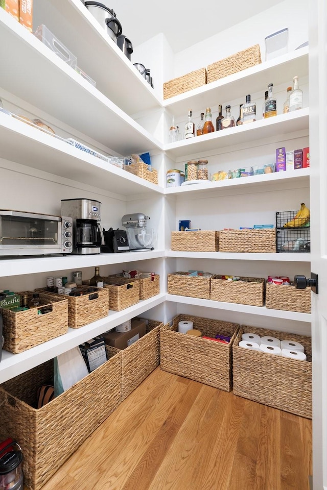 view of pantry