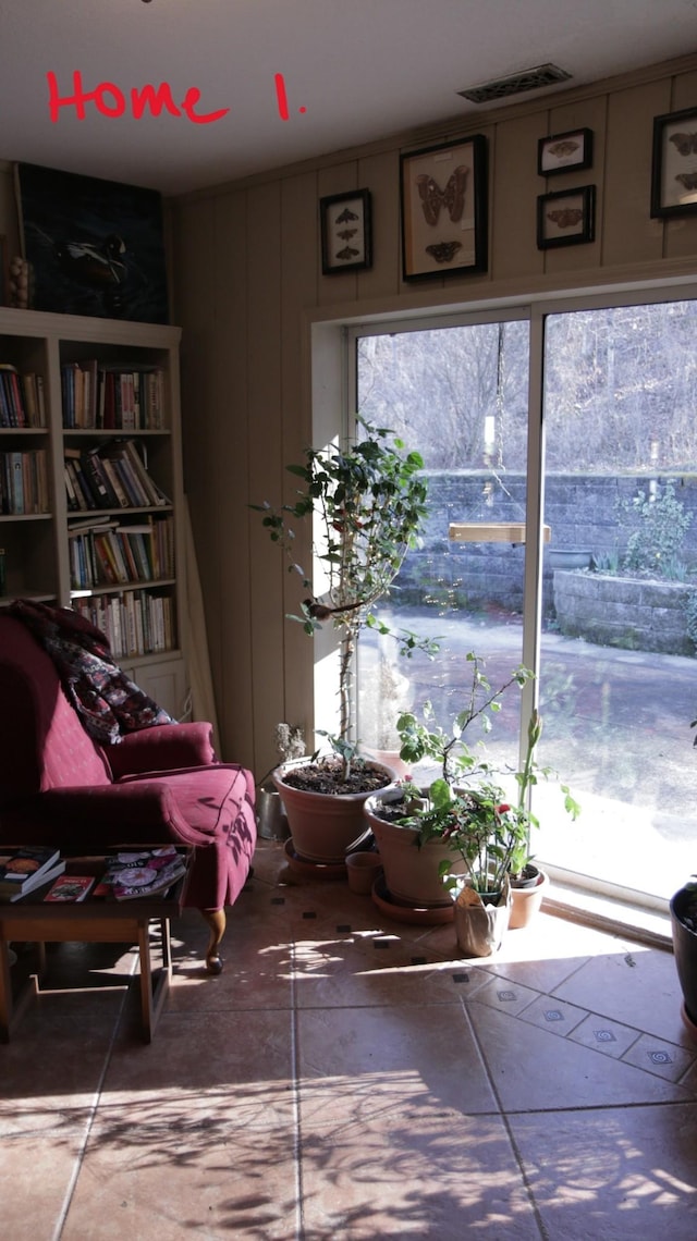 sitting room with plenty of natural light