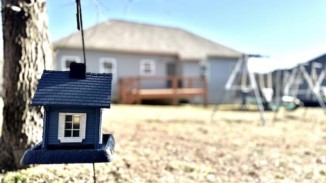 view of rear view of property