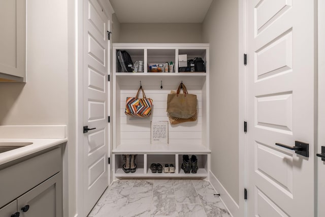 view of mudroom