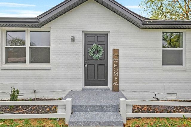 view of entrance to property