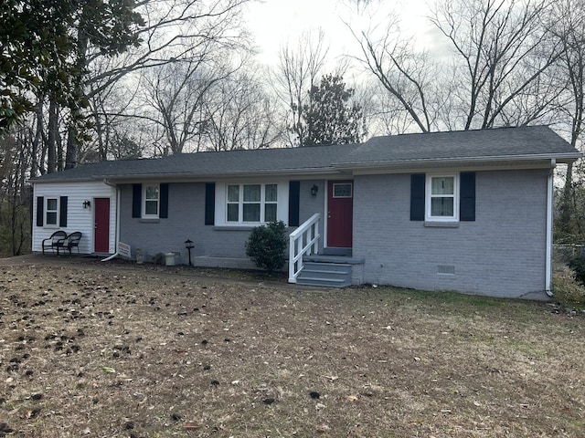 view of ranch-style house