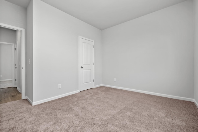 unfurnished bedroom featuring carpet