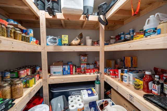 view of pantry