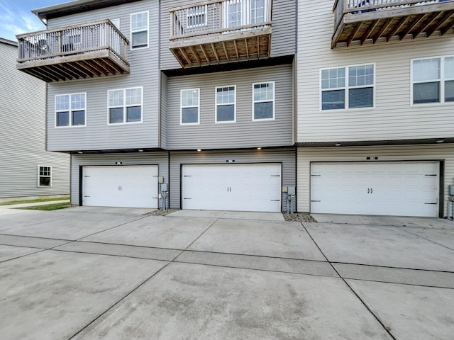 exterior space with a balcony