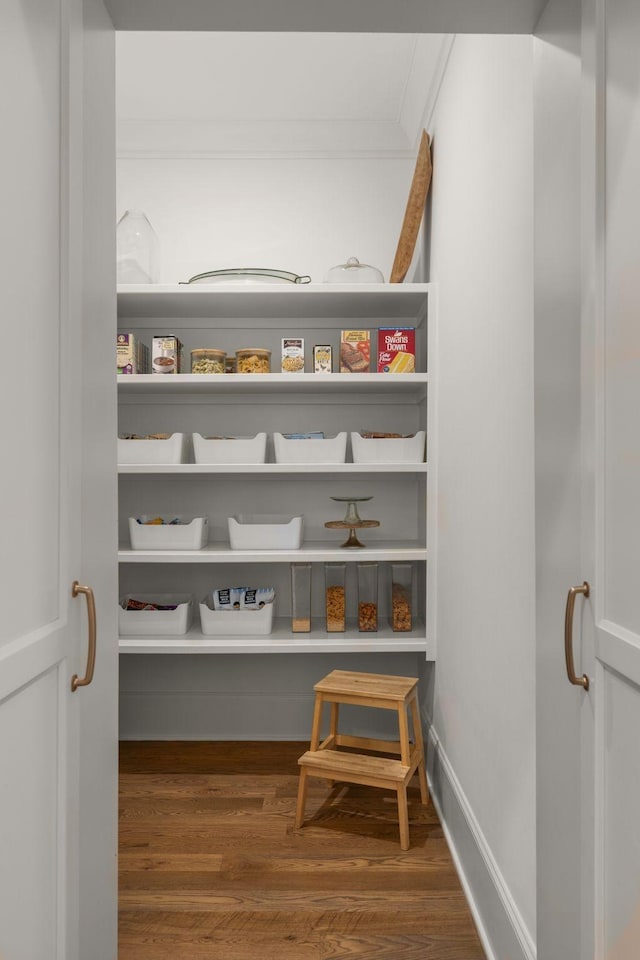 view of pantry