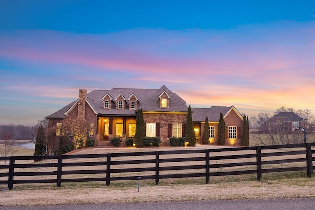 view of front of property