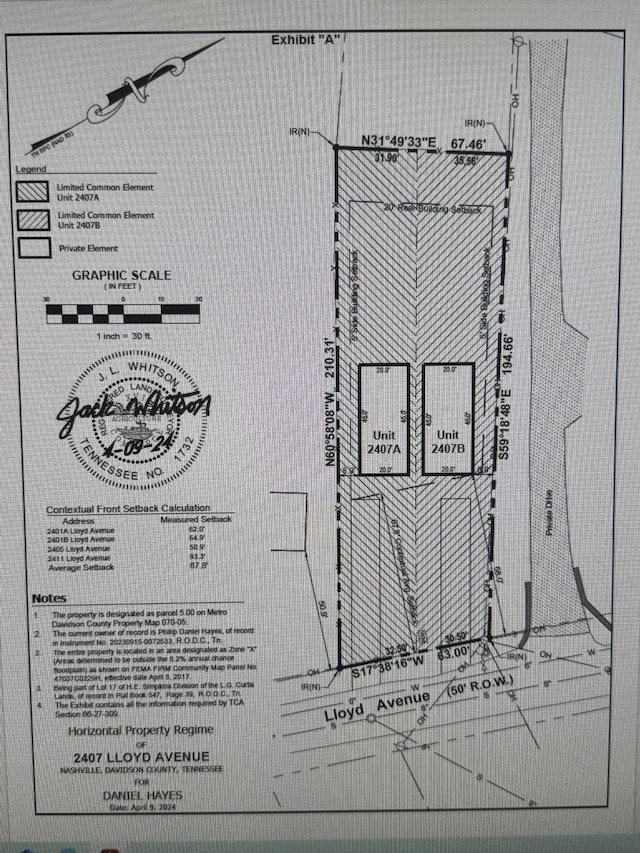 2407 Lloyd Ave, Nashville TN, 37218 land for sale