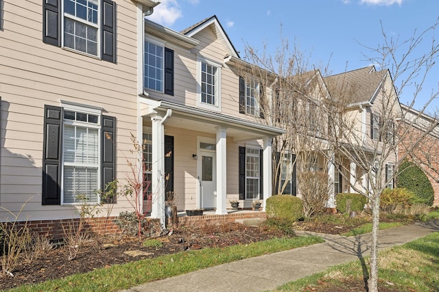 view of front of home