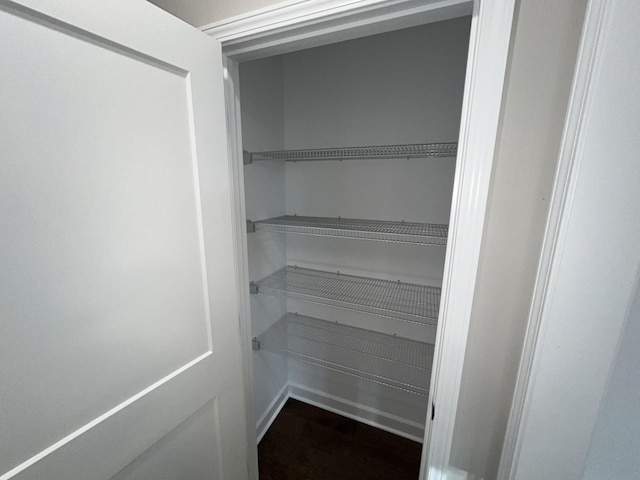 view of pantry