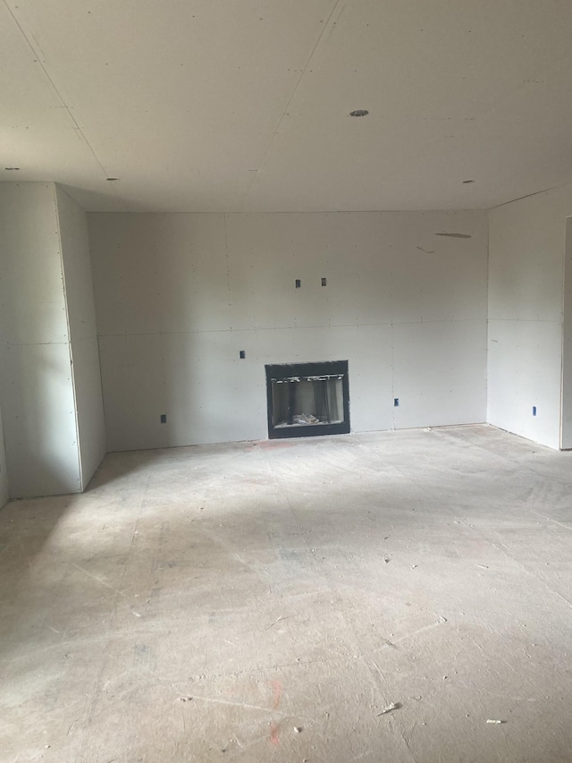 1584 Frye Rd, Columbia, TN 38401 - unfurnished living room with a fireplace