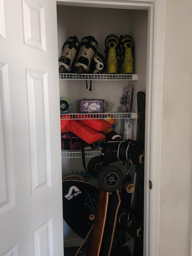 view of closet