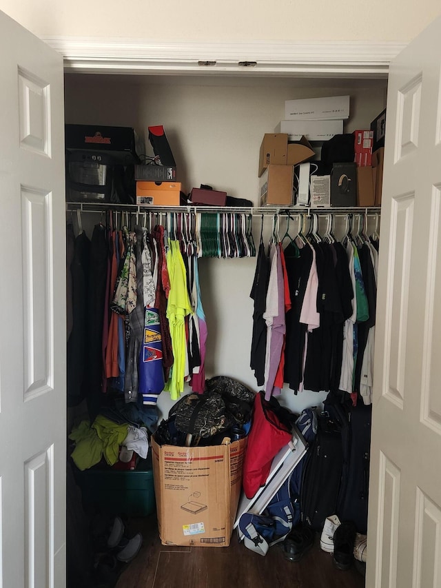 view of closet