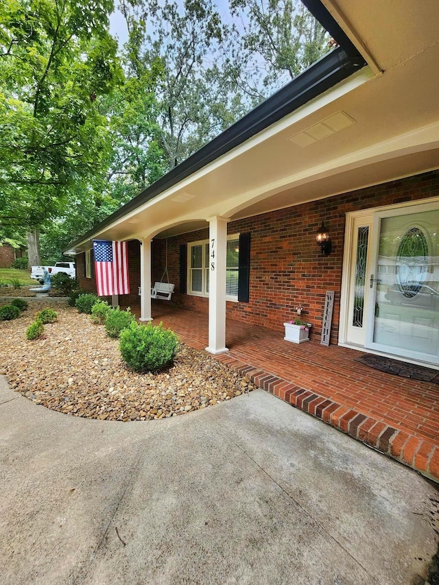 exterior space with a patio area