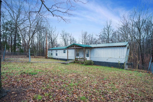 view of manufactured / mobile home