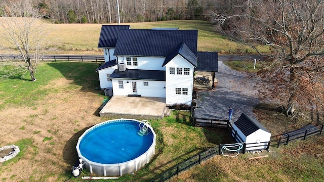 back of house featuring a patio