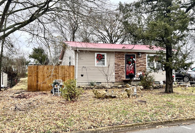 view of front of house