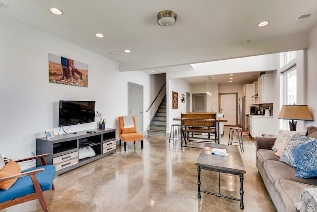 view of living room