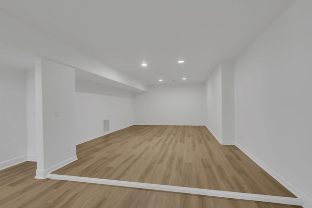 bonus room featuring light hardwood / wood-style floors