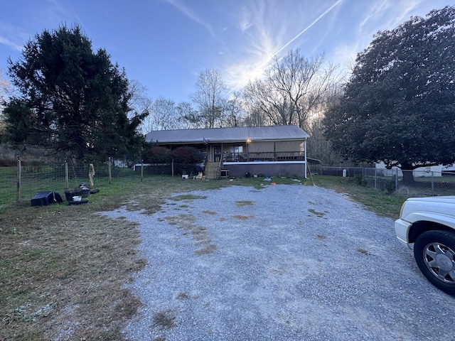 view of ranch-style house