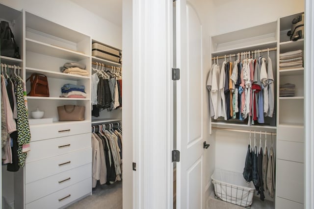 view of closet